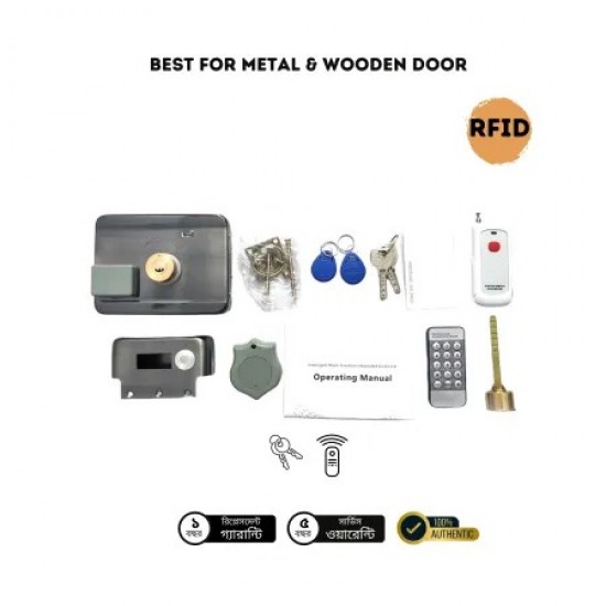 Automatic Electric RFID Card Door Lock for Wooden & Metal Doors
