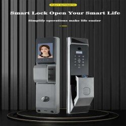 L25 Biometric Smart Door Lock WiFi, HD Camera, Fingerprint & App Control