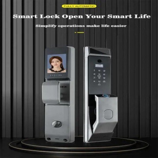 L25 Biometric Smart Door Lock WiFi, HD Camera, Fingerprint & App Control