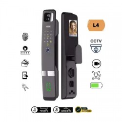 L4 Smart Door Lock WiFi 3D Face Recognition With Camera