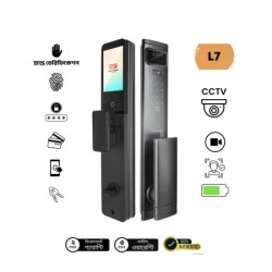 L7 Smart Door Lock 3D Face Recognition (Nova) With Palm Vein & Video Intercom