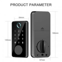 Smart Deadbolt Fingerprint Lock for Home, Hotel, and Apartment Security