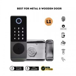 L1 Smart Finger Print Door Lock with Remote (Water Proof)