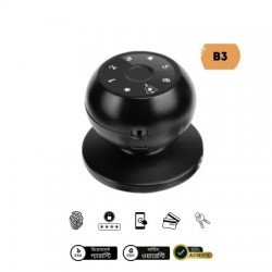 B3 Round Smart Door Lock WiFi Fingerprint Password & IC Card Access